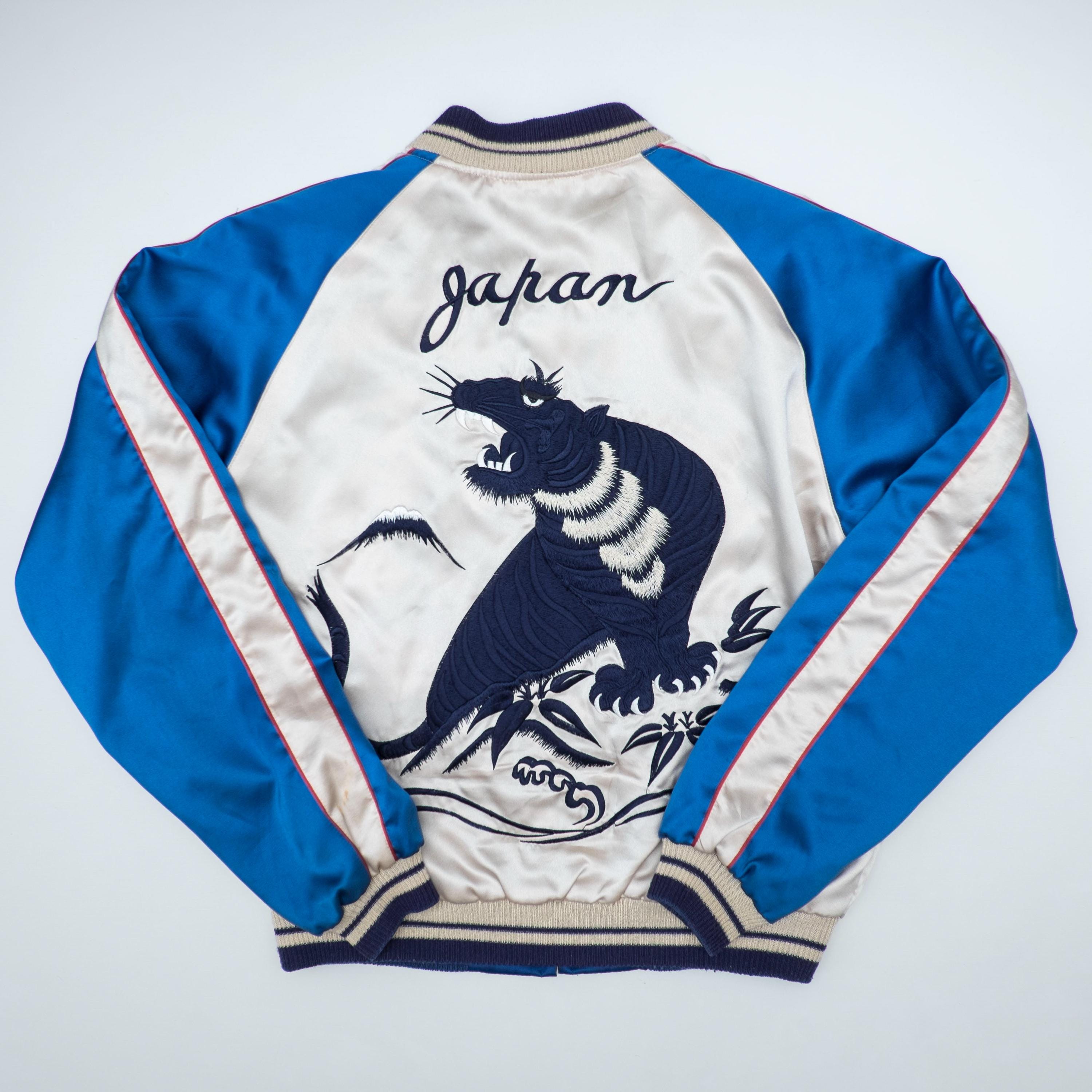 ブルー テーラー東洋 ヴィンテージ 日本製 虎 虎鷹 鷲 USAF ドラゴン