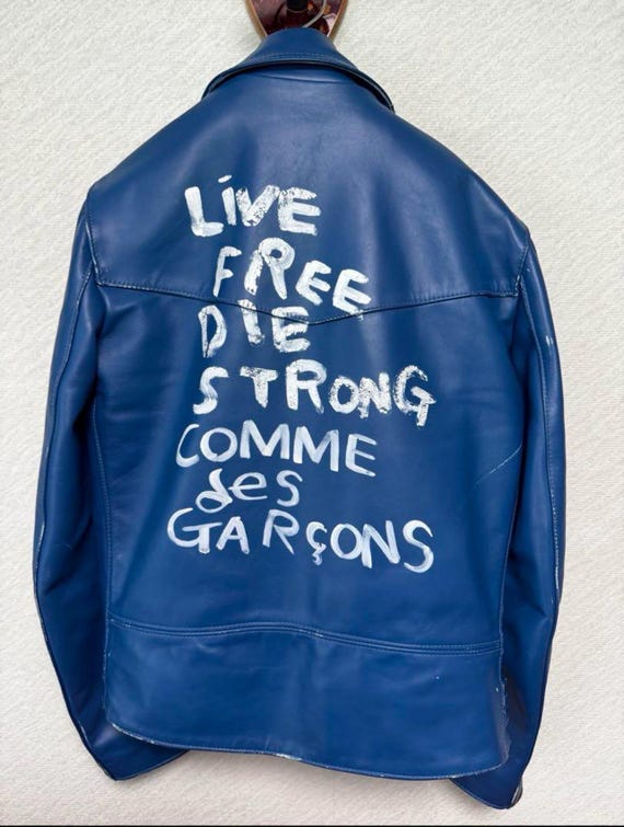 Preloved Blue Vintage Lewis Leathers CDG 