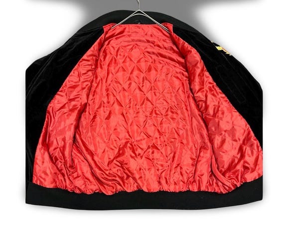 Japanese Velvet Sukajan Souvenir Jacket – Oni God, Fujin Raijin