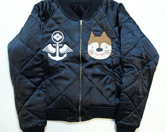 Reversible EVISU Yamane Sukajan Jacket | Osaka Biwako Motifs Hand