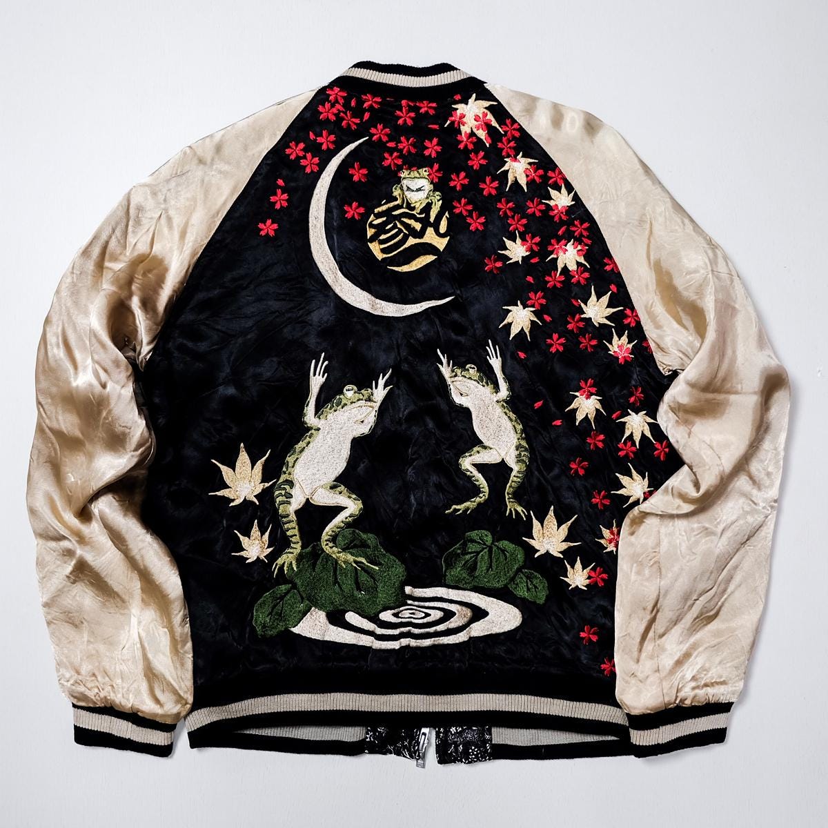 SAN MARUICHI Vintage Japanese Japan Frog Kaeru Momiji Moon Tsuki