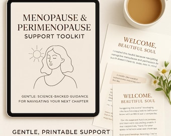 Menopause & Perimenopause Support Toolkit – Printable PDF | Symptom Tracker, Journaling, Nutrition Guide, Sleep, Hormone Support. #5