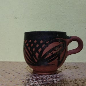 Traditional Moroccan Clay Water Cup, Handmade Moroccan Cup, Handcrafted Safi Cup, Traditional Moroccan Tea Mug