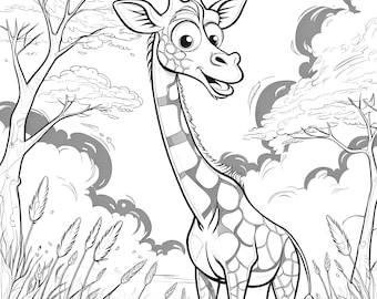 Coloring pages with animals, coloring book for children, animal coloring pictures, coloring book for kids