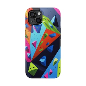 Colorful Climbing Phone Cases, Tough Phone Covers for Adventurers, Vibrant Phone Protector, Gift for Climbers, Outdoor Enthusiast Cases