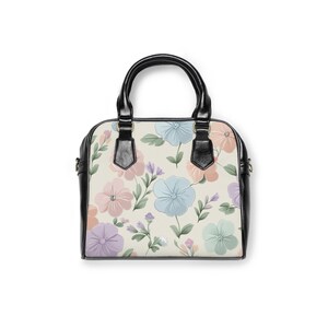 Floral Shoulder Handbag, Elegant Tote Bag, Spring Fashion, Daily Use, Gifts for Her, Perfect for Every Occasion