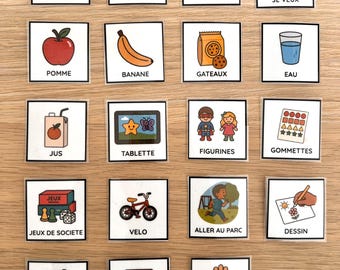 20 Pictograms for Autistic Children Aged 4-6 - Non-Verbal Communication for ASD - Ready to Use, Laminated