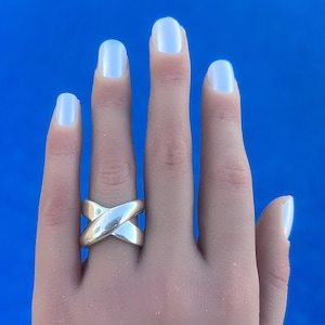 Thick cross ring in 10 micron silver plate