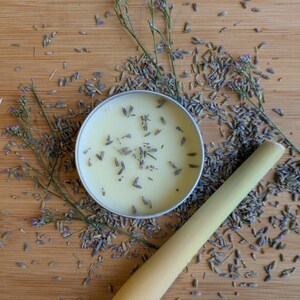 Baume de suif biologique 100 % suif de boeuf nourri à l'herbe (citronnelle et lavande)