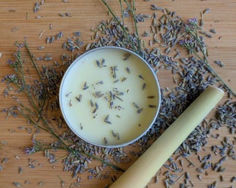 Bálsamo de sebo orgánico de res alimentada con pasto (limoncillo y lavanda)