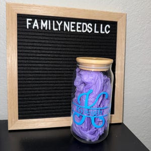 Personalized Glass Can Tumbler 16 oz with Bamboo Lid & Straw – Custom Name or Design, Bridesmaid Gift