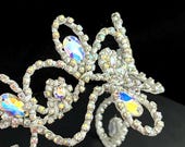 Silver Arabesque Ballet Tiara Headpiece