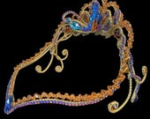 Azure Sunrise Bloom Ballet Tiara
