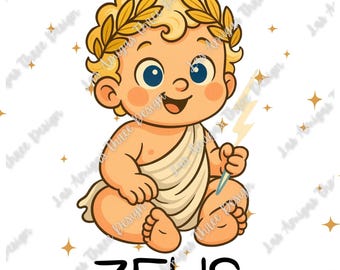 Griechische Mythologie Baby Kinderzimmer Wandkunst - 12er Set druckbare Gott & Göttin Poster | Digitaler Download