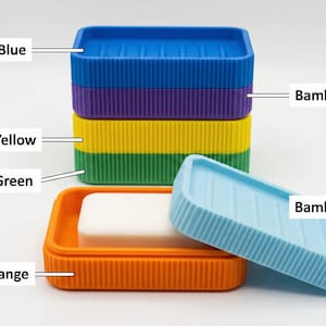 Travel Soap Holder with Drip Tray Durable, personalized gift On-the-Go van life holiday backpacking hiking trips soap box spring gift image 7