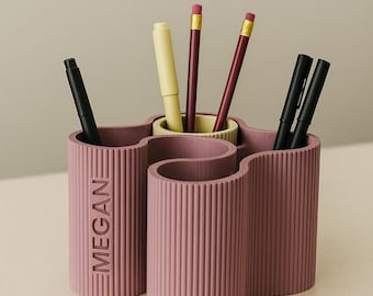 Personalized Gift UK Pen Holder Minimalist Office Storage Desk Tidy Stationery Holder Unique Gift Home Office fall gift custom name
