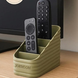 Organizador para mando a distancia de TV – Organizador moderno para el salón, ideal para escritorio y sofá.