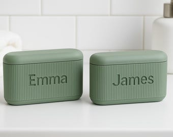 Compact Travel Soap Holder: Leak-Proof, Integrated Drip Tray - Handmade Scotland fall gift for him or her personalized gift