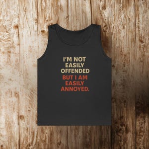 Sarcastic Quote Tank Top: Funny Unisex Sleeveless Top
