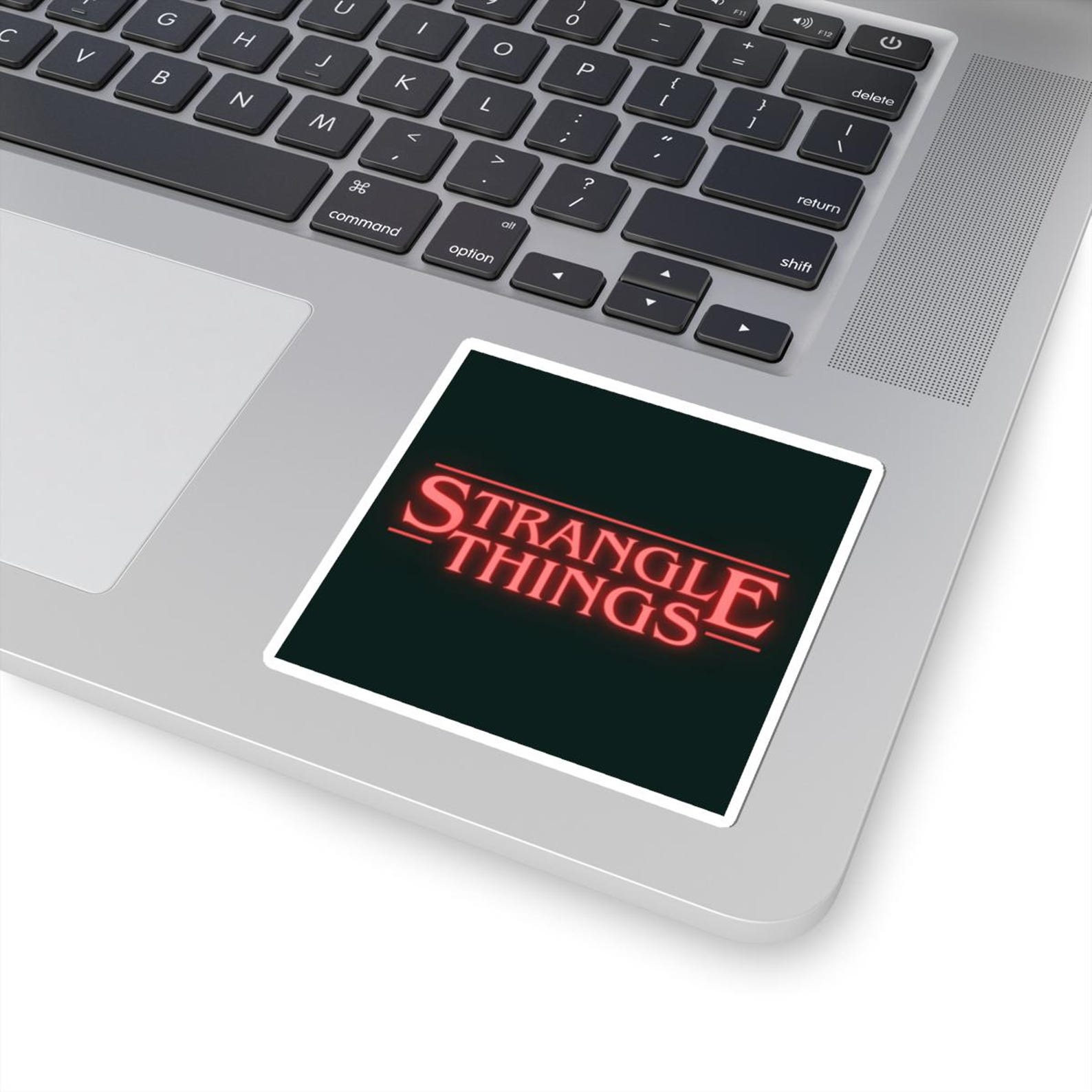 Strangle Tik Tok Sticker Strangle Things Logo Sticker | Horror Retro Neon Decal - Etsy Canada
