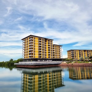 Unieke wenskaart Darwin Marina met print van JD Photography