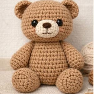Amigurumi Crochet Teddy Bear Pattern | Beginner Friendly (PDF Pattern)