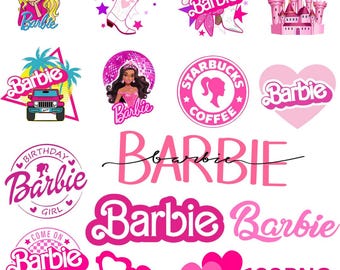 Pink Doll Clipart Bundle: Retro Fashion Graphics (120 PNG Files)