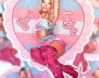 Eboni La'Belle 2 - Drag Queen Pegatina