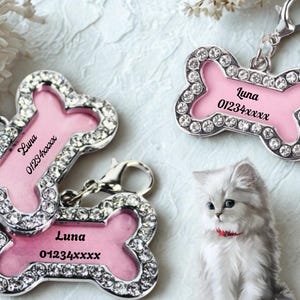Custom Dog ID Tags - Add A Name And Contact Phone Number