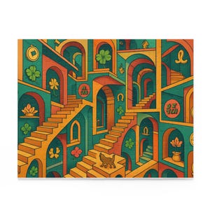 Colorful Puzzle Adventure - 120, 252, 500-Piece, Fun Family Activity, Home Decore, Gift for All Ages, Brain Teaser, Cozy Night In