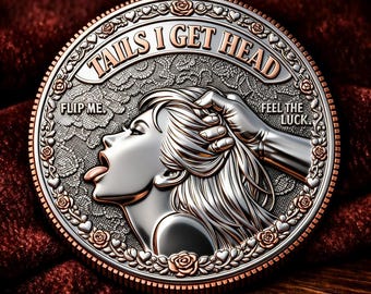 Couples Decision Coin Funny Flip Coin for Date Night Playful Adult Gift for Lovers
