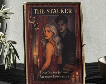 The Stalker – Fictional Men Only Digital Art Print (A3, JPG + PDF) – Booktok – Dark Romance