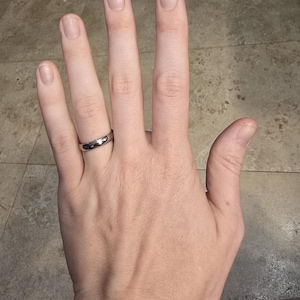 Stainless steel ring band