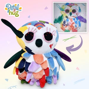 Custom Plush Doll from Drawings - Personalized Christmas Gift Idea