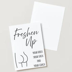 Placas de banheiro de casamento com humor | Refresque-se | Impressão A5 | Cartão de 350 GSM | Placas de festa | Placas de banheiro | Placas engraçadas |
