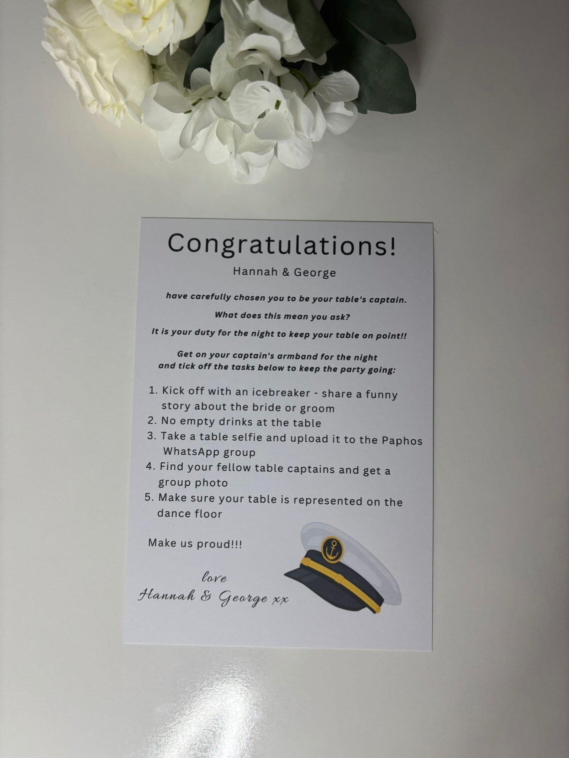 Table Captain Sign Wedding Captain Table Sign: Nautical Decor, Photo Sharing - Etsy UK