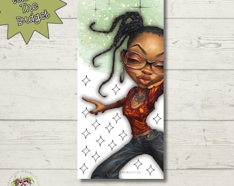 Black Girl Magic Tracker Savings Challenge By Image Envelope Budgeting Savings Challenge Mini Challenge for Cash Budgeters