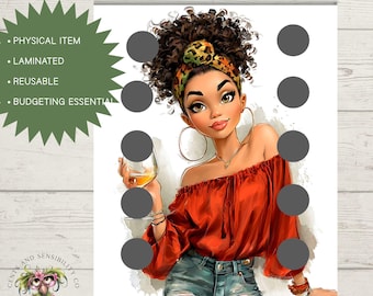 Latina Girl Savings Challenge: Laminated Cash Budget Envelope