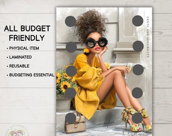 Reusable Savings Challenge | Cash Budget Tracker