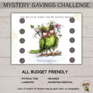 Bird Savings Challenge | Scratch and Save Tracker