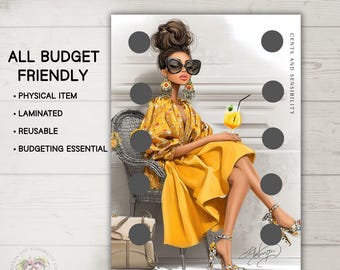 Reusable Laminated Challenge | Mystery Savings Challenge | Cash Budget Tracker