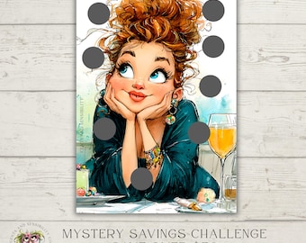 Laminated Savings Challenge Tracker, Fun Budgeting for Cash Envelopes
