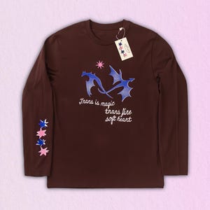 Camiseta unisex de manga larga TRANS IS MAGIC