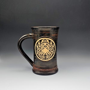 Stoneware Hermaeus Mora Mug Inspired by Morrowind and Skyrim