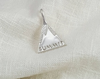 Hand Crafted Summit Pendant (Available in Sterling Silver or Bronze)