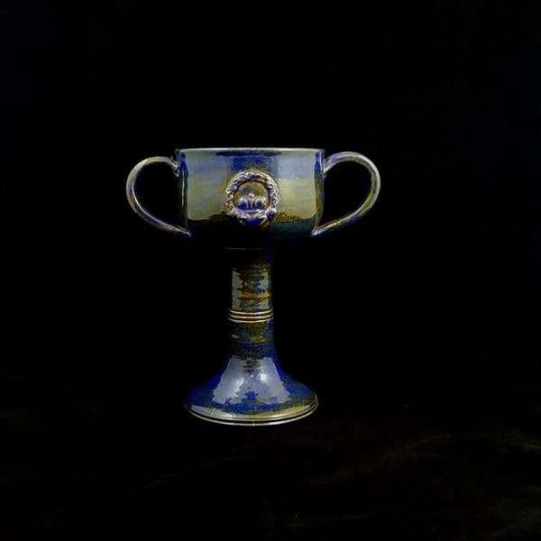 Stoneware Claddagh Chalice with Handles