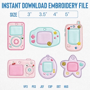 In The Hoop Y2K Broderi Bag Tag Bundle, 2000-talet, Tom namnetikettapplikation (digital fil)