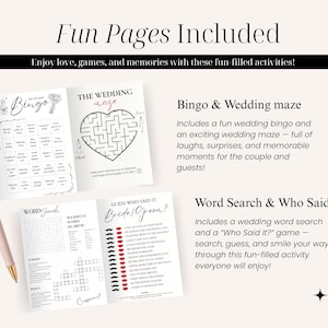 Wedding Magazine Template | Editable Wedding Program | Wedding Booklet | Custom Wedding Magazine | Wedding Journal | Personalize Magazine image 7
