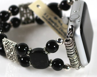 Black Obsidian Watch Band Apple Watch Band