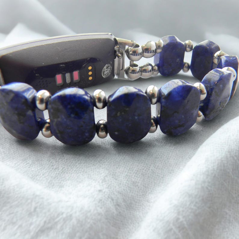 Lapis Lazuli Watch Smartwatch Band fit for FitBit Inspire 3 image 8